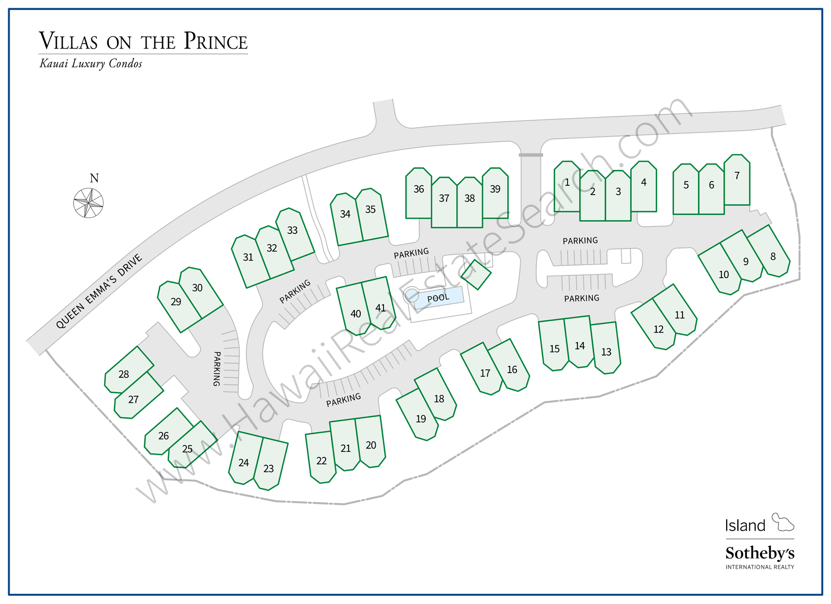 Villas on the Prince Property Map